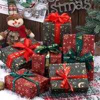 Rouleau de papier d'emballage cadeau personnalisé à carreaux pour cadeaux