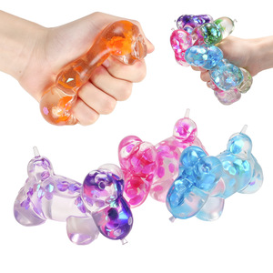 Nouvel arrivage : Lot de 12 jouets anti-stress rebondissants en forme de chien bulle, mignons, pour la décompression et la fête, idéal comme cadeau. - Product Image 4