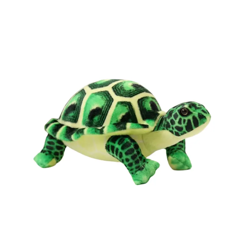 Mayorista Creativo Suave Realista Tortuga Felpa Almohada Relleno Zoo Animal Fiesta Tortuga Peluches