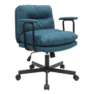 Modern Lift Chair For Small Office Home Fabric Vanity Desk Chair For Bedroom Computer Office Furniture