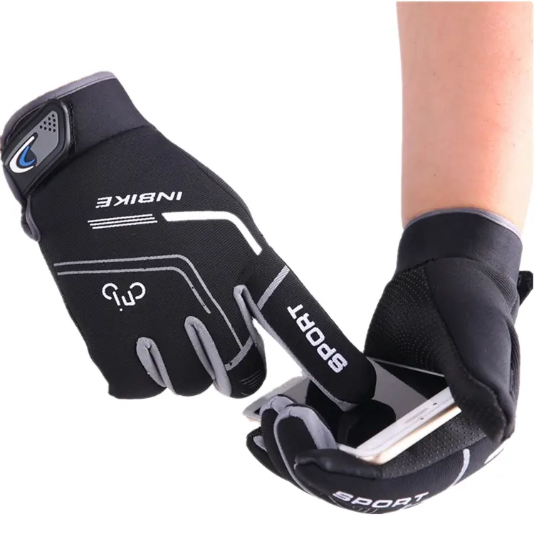 Best Selling Anti Slip Outdoor Motorcycle Bike Riding Running Touch Screen Sports Driving Cycling Gloves