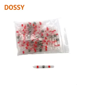 50Pcs Solder Seal Kawat Konektor Kit Heat Shrink Butt Konektor Tahan Air dan Terisolasi Terminal Kabel Listrik