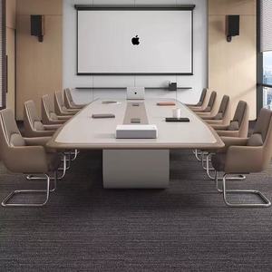 Salle de conférence haut de gamme, grande table de conférence longue pour les négociations - Product Image 2