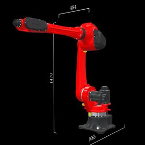 Borunte BRTIRUS2110A Boîtier de vitesses PLC à 6 axes - Composants essentiels pour bras robotisé de l'industrie de la construction, machine de soudage 5kW 220V, garantie 1 an - Product Image 3