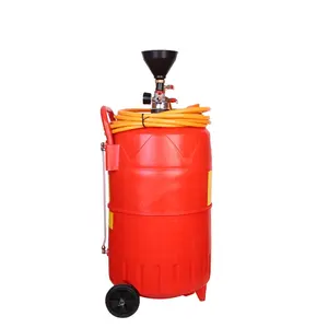 Mobile red plastic thick plate cleaning car snow foam maker machine