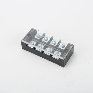 TB-45A/4P Copper <b>Terminal</b> Block 4 Position 50A Screw Connection Fixed Link Combination Connector Board - Product Image 1