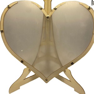 Bằng Gỗ Acrylic Tình Yêu Tin Nhắn Hộp 80/60 Trái Tim Hình Chữ Nhật Đám Cưới Khách Thả Hộp Tự Làm Bảng Trung Tâm Bướm Trang Trí Nhà - Product Image 5