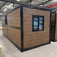 Haute Qualité 20ft 40ft Préfabriqué Pliant Plat Pack Conteneur Maison Panneau Sandwich Matériel Boutique Bureau Chambre Utilisation Extérieure