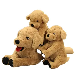 Großer gefüllter Hund umarmt Spielzeug Riesen Labrador Schlaf Plüsch Körper kissen für Kinder Erwachsene Ideal für Schlaf kissen