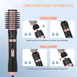 PRITECH Ensemble de <span class=keywords><strong>Brosse</strong></span> à Air Chaud Multi-<span class=keywords><strong>Rotative</strong></span> 6 en 1 1000W <span class=keywords><strong>Brosse</strong></span> Sèche-<span class=keywords><strong>Cheveux</strong></span> <span class=keywords><strong>Rotative</strong></span> <span class=keywords><strong>Brosse</strong></span> Sèche-<span class=keywords><strong>Cheveux</strong></span> Professionnelle avec 6 Remplacements - Product Image 4