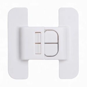 Baby Proofing Cabinet Locks Child Safety Adhesive Drawer Latches No Drill ABS Plastic for Kitchen Fridge Toilet Cupboard - Product Image 1