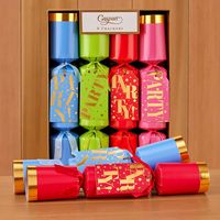 Crackers de fête de mariage personnalisés faits à la main, décorations de table personnalisables, finition mate, forme personnalisée, papier couché, directement pour Noël