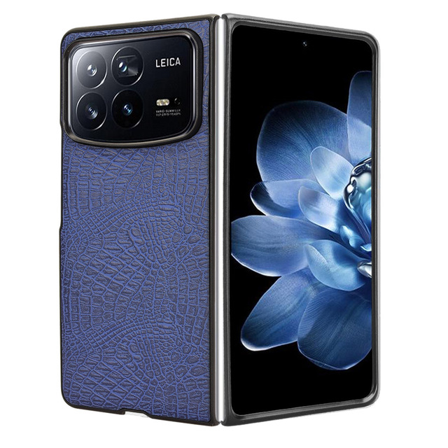 New Slim Crocodile Pattern PU Leather Shell Protective Back Cover for Xiaomi Mix Fold4 Book Mobile Phone Case