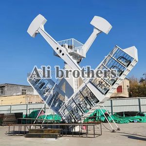 Atracciones de Parque de Diversiones, Juegos Mecánicos Kamikaze para Interiores/Exteriores, Meteor Hammer Skymaster, Diseño de Fibra de Vidrio Resistente, Centros Comerciales - Product Image 3