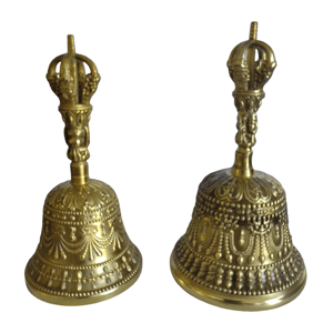 Yüksek kalite dini makaleler ve Metal el sanatları döküm tekniği için özelleştirilmiş pirinç Vajra Bells Handbells - Product Image 1