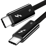 Cable USB5 Tipo C SYONG, Salida de Video 16K60Hz, Transmisión de Datos a 80Gbps, Cable de Carga PD240W para Trabajo y Entretenimiento