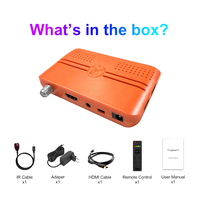 Décodeur satellite DVB-S2 Afrique H.264/MPEG-2 HD avec Wi-Fi/LAN USB PVR EPG Garantie 12 mois Récepteur satellite en plastique