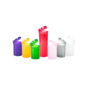 Pop Top lọ 6 13 19 30 DRAM dược phẩm Viên nang PP nhựa Pill Pop Top bóp chai - Product Image 6