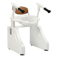 Fauteuil releveur pour toilettes, aide aux personnes âgées, motorisé avec fonction de télécommande