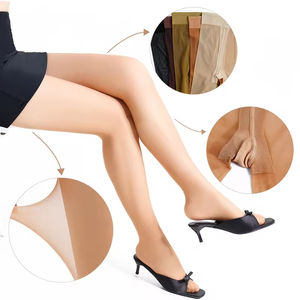 कस्टम इलास्टिक सरासर पतली पतली विरोधी स्नैग नियंत्रण शीर्ष 20 डेनर टी क्रोच टिट्स पेंटीहोज स्टॉकिंग्स - Product Image 1