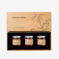 Boîte cadeau pour bougie personnalisée en gros avec inserts, emballage de luxe, logo imprimé, boîte d'emballage pour bougie en carton personnalisée