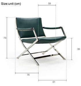 Sillones Reclinables de Cuero Modernos y Duraderos de Lujo, Sillones de Respaldo Alto, Muebles de Ocio para el Hogar, Balcón, Sala de Estar, Oficina en Casa - Product Image 6