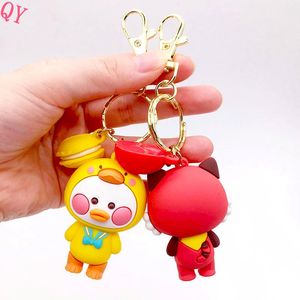Muñeca de silicona QQ, llavero de silicona de anime al por mayor, llaveros de goma al por mayor, porta llaves personalizado, - Product Image 3
