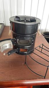 Poêle à charbon de bois sans fumée en bois à deux portes <span class=keywords><strong>avec</strong></span> poignées amovibles portables pour l'extérieur - Product Image 6