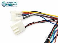 Faisceau de câblage de navigation pour autoradio compatible avec Toyota (configuration basse) – Câble adaptateur d'alimentation avec prises AUX et RCA pour caméra