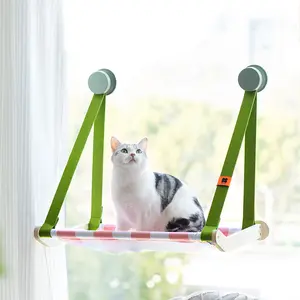 MewooFun-cama colgante OEM ODM para mascotas, hamaca de madera para gato, asiento de ventana, fabricante al por mayor