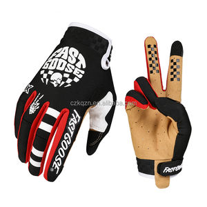 Sarung tangan bersepeda motor BMX, sarung tangan jari penuh berkendara sepeda motor Trail Motocross sepeda motor DH musim panas kustom - Product Image 6