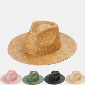 <span class=keywords><strong>2022</strong></span> Chine fabricant Vintage promotionnel été formel naturel paille <span class=keywords><strong>Panama</strong></span> chapeaux pour dames avec logo personnalisé pour hommes - Product Image 1