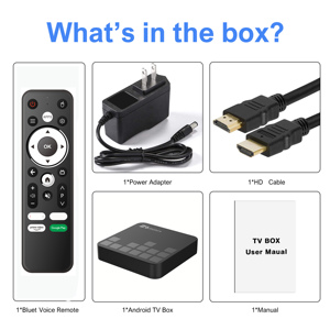 Giá rẻ nhất TV Box Z6 mini + Android 14 ATV Amlogic S905 L3 với BT giọng nói từ xa 8G 32GB 64GB 128G Z6 Mini cộng với VS mx10 Pro - Product Image 5