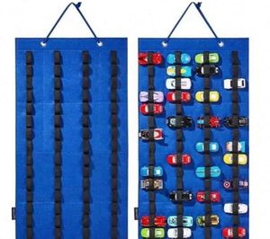 Free Sample Car <b>Storage</b> Hanging Bag Children's <b>Toys</b> Car Hanging Felt <b>Storage</b> Artifact Can Be Hung On The Wall - Product Image 3