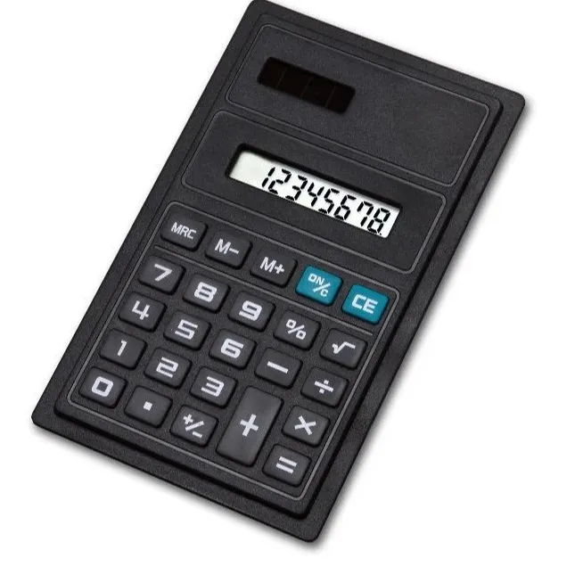 Gift Electronic Solar Double Powered Cheap Solar small basic Calculator simple
