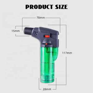 Encendedor de Cigarros Tipo Antorcha, Recargable, con Logotipo Personalizado, para Exteriores, de Plástico, con Etiqueta Adhesiva, <span class=keywords><strong>Precio</strong></span> al por Mayor - Product Image 4