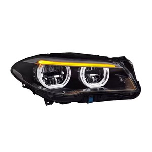 Conjunto de Faros LED Modificados para <span class=keywords><strong>BMW</strong></span> Serie 5 <span class=keywords><strong>523i</strong></span> 535i F10 F18 E61 <span class=keywords><strong>2011</strong></span>-2017, Luces de Giro DRL, Enchufe y Listo - Product Image 1