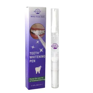 Nouveau produit produits de soins bucco-dentaires en gros étiquette blanche éblouissante stylo de blanchiment des dents blanches pour un usage domestique
