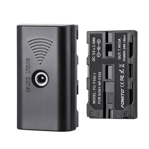 Batterie factice FOMITO DC FO-F550-1 pour Sony NP-F550, sortie d'alimentation 7,4 V 3 A - Product Image 1