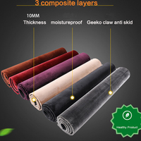 Tapis de voiture en cachemire à poils profonds de luxe écologique facile à nettoyer tapis automatique coupe à la machine matière première tapis automobile écologique