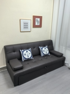 Sofá cama funcional de 3 plazas, sofá moderno con reposabrazos, sofá convertible para habitación de invitados, muebles para sala de estar - Product Image 2