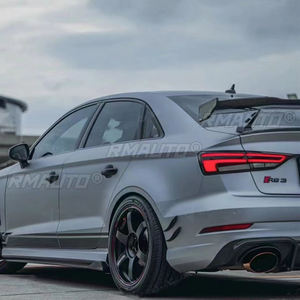 Aileron de coffre arrière en fibre de carbone pour Audi TT RS R8 A3 A4 A5 A6 A7 – Accessoire automobile en FRP - Product Image 3