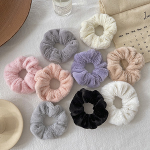 Chouchous Élastiques Faits Main Personnalisés en Peluche Douce et Moelleuse, Mignons et Adorables, Accessoires pour Cheveux, Bandeaux pour Femmes et Filles, <span class=keywords><strong>Mariage</strong></span> - Product Image 4