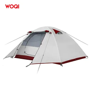 Cama dobrável de fábrica woqi, cama à prova d'água para 2 pessoas, tamanho grande, caminhadas, camping