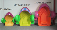 Bateau à rames en plastique PE à propulsion manuelle U-Rides BC-011 pour jeux dans la piscine gonflable, certifié CE, garantie de 12 mois, capacité pour 1 personne