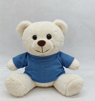 Ourson en peluche super doux personnalisé en usine, rembourré de coton PP, faible MOQ, 15cm, 18cm, 20cm, 30cm