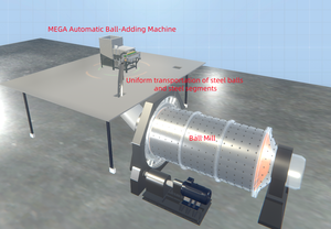 2360*1100*1900 मिमी स्वचालित गेंद-जोड़ने वाली मशीन बॉल-जोलिंग मीडिया के रूप में - Product Image 3