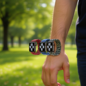 Correa de reloj de nailon DAM 38/40 M compatible con Iwatch, pulsera elástica - Product Image 2