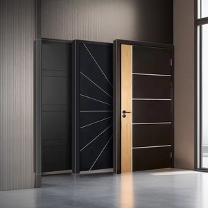 Porte intérieure Sofia Eco-Door en bois massif composite MDF mélaminé, isolation phonique, ouverture plate, commande manuelle - Product Image 1