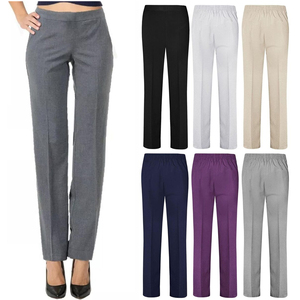 Vêtements de bureau Pantalons à jambe droite pour femmes Occasions d'affaires et formelles Vêtements pour femmes pour le travail et les tenues de soirée Haute qualité - Product Image 2